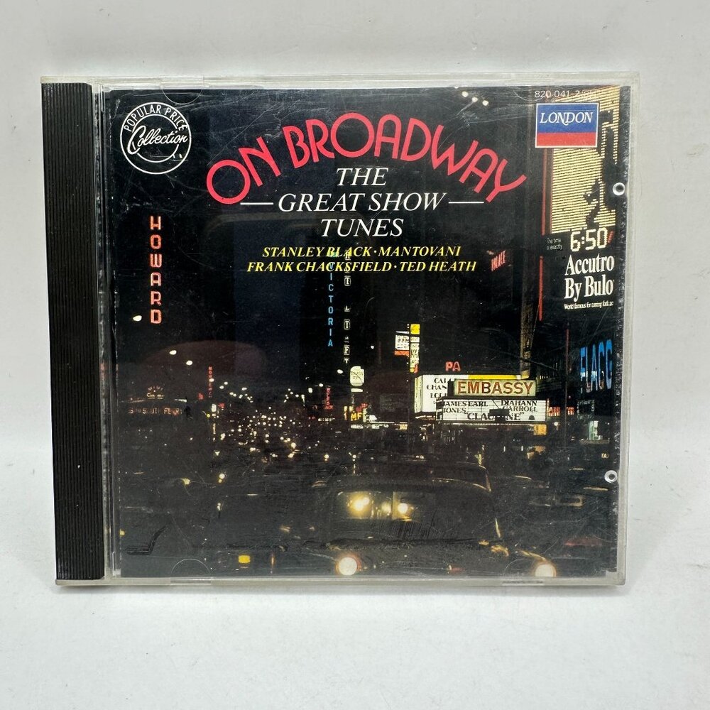 On Broadway The Great Show Tunes CD London Records Stanley Black & Ted Heath